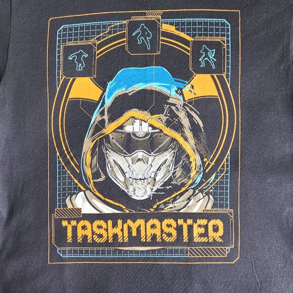 Marvel Avengers Taskmaster Graphic T Shirt Mens LG Black 100% Cotton - Picture 3 of 9